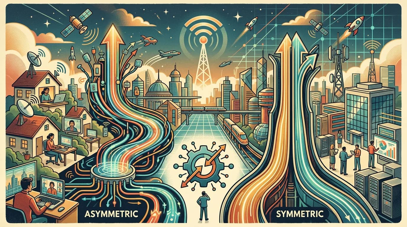 Banda asimmetrica vs simmetrica: quale scegliere per smart working e PMI