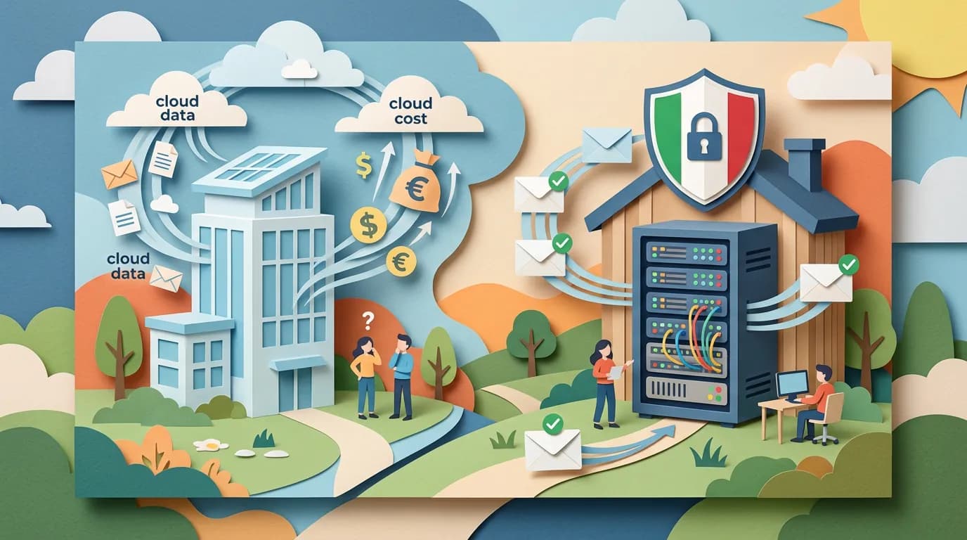 Email PMI: quando il cloud costa troppo e conviene l'hosting locale