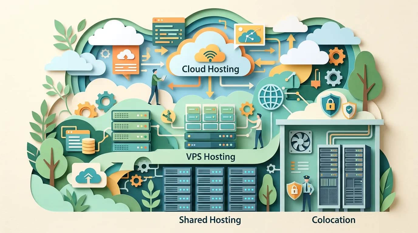Hosting aziendale: scegliere tra shared, VPS, cloud e colocation