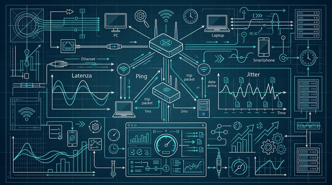 Latenza, Ping e Jitter: Misura e Ottimizza la Tua Connessione