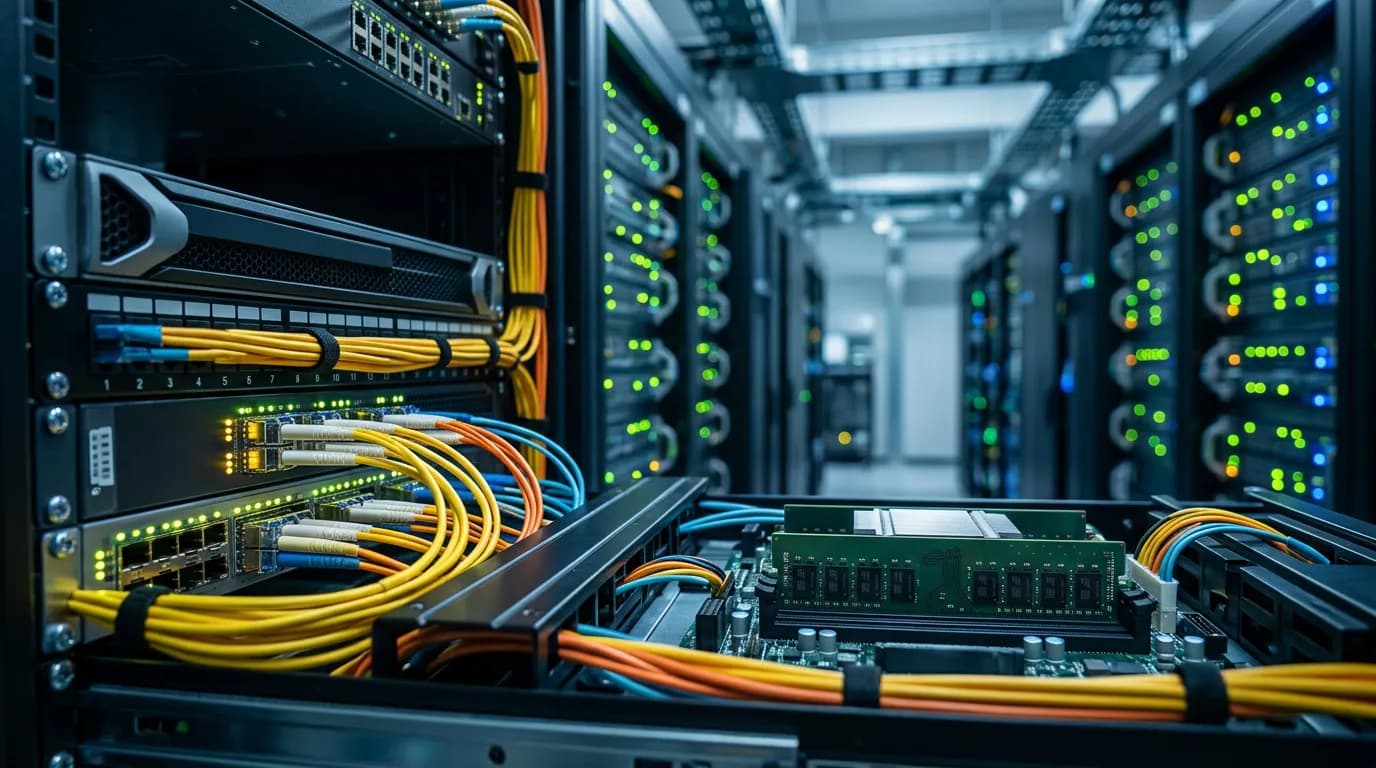 Memoria e data center: come la carenza globale impatta la tua fibra