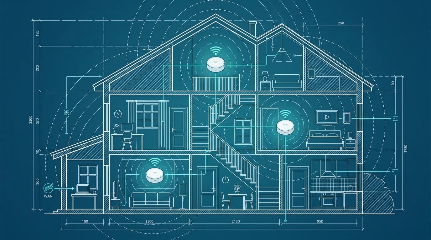 Mesh WiFi: cos'è e come coprire casa senza zone morte