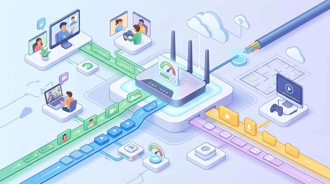 QoS Router: Prioritizzazione del Traffico e Gestione della Banda