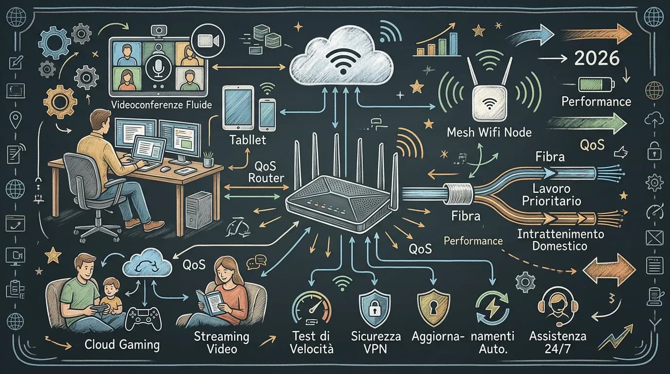 Smart Working 2026: Guida alla Connessione Internet Perfetta per Lavorare da Casa