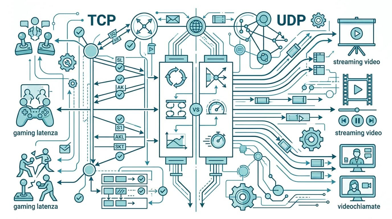 TCP vs UDP: Quale Protocollo per Gaming, Streaming e Videochiamate
